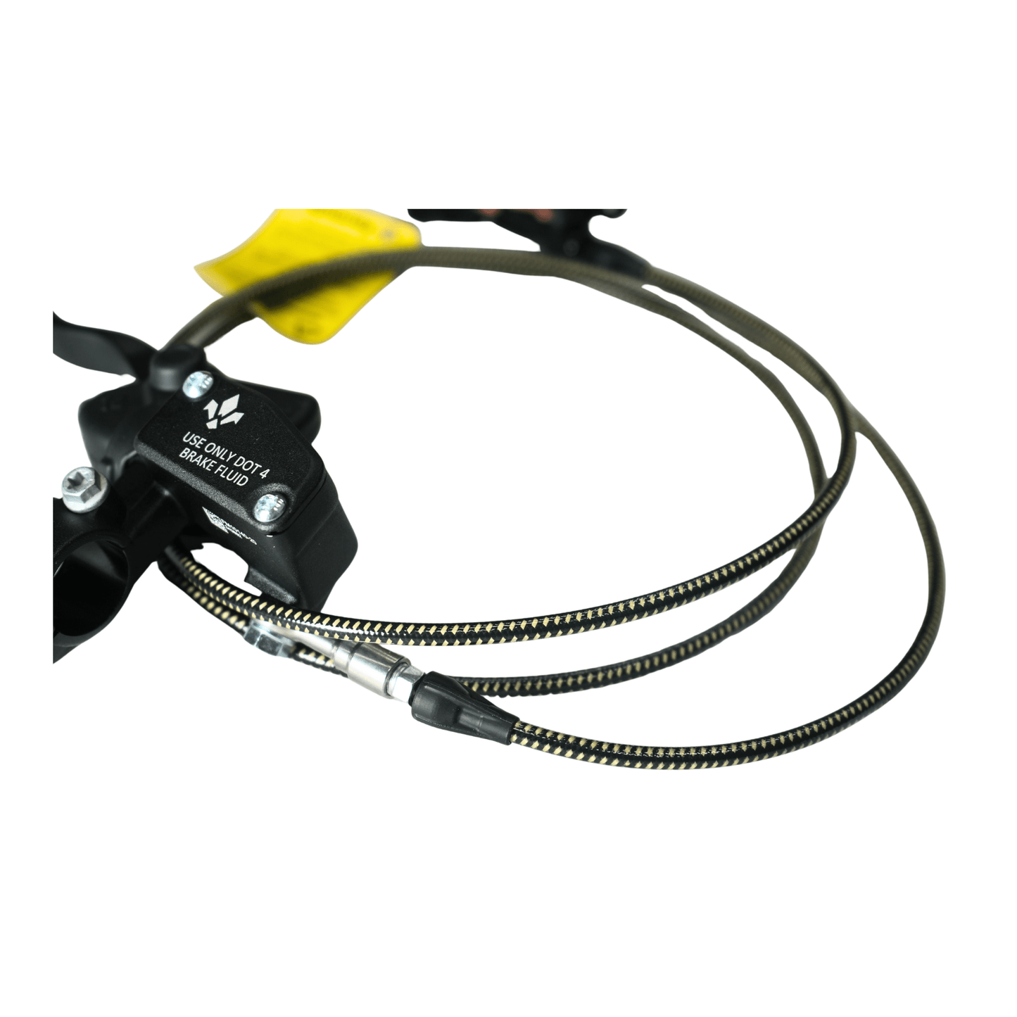 Formula Kevlar Rear Brake Hose (Light Emoto) - BLACKOUT moto
