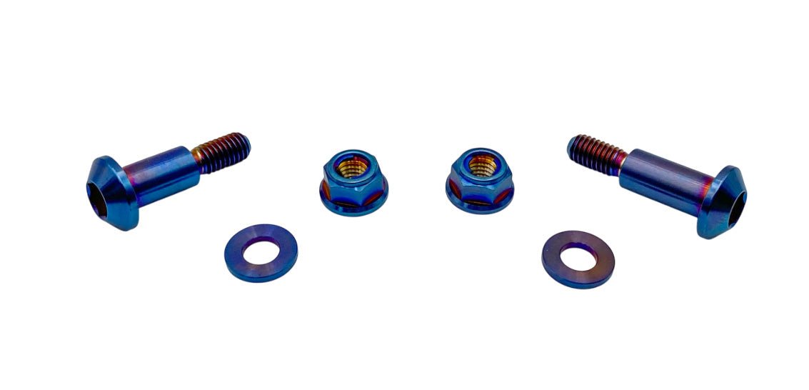Shorty Style Ultra Bee Lever Pivot Bolts – Titanium Upgrade - BlackOut Moto