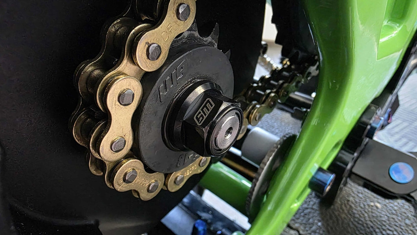 Titanium Motor Nut - BlackOut Moto