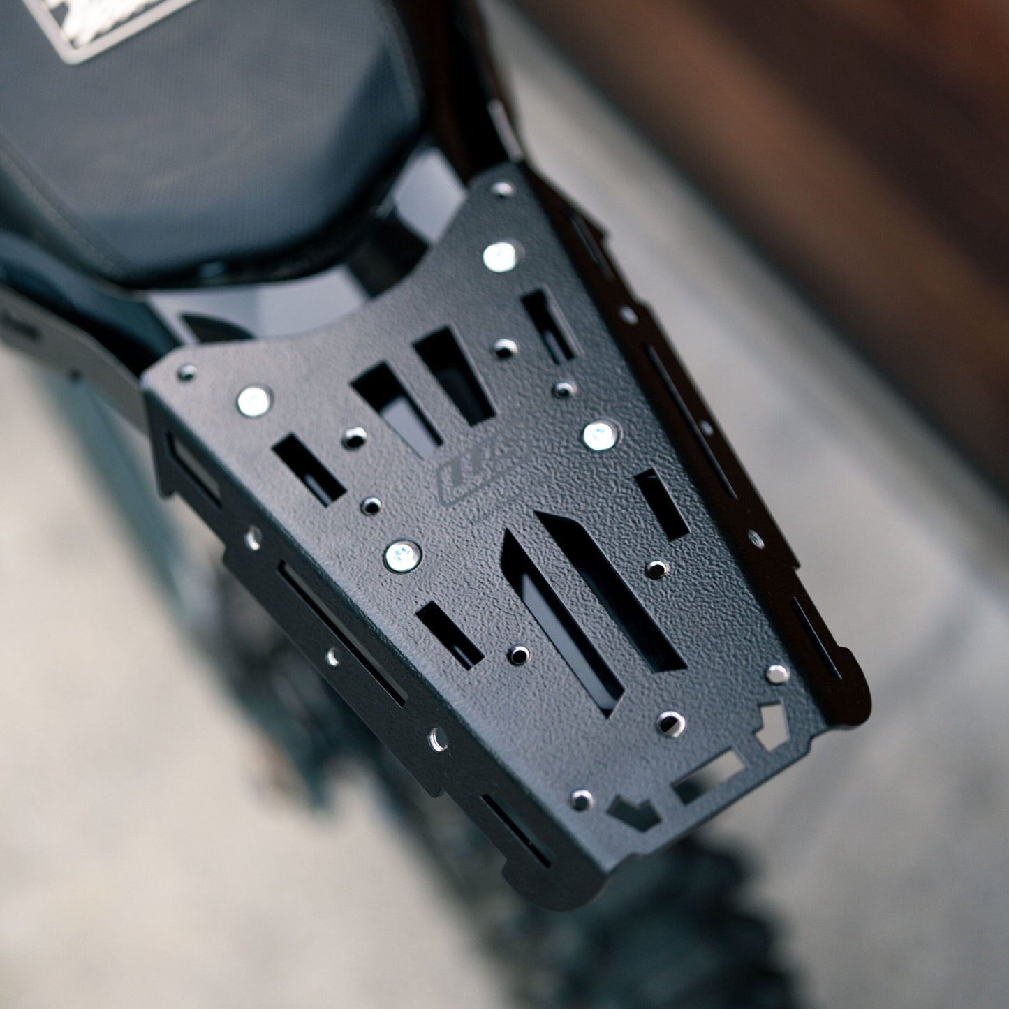 Ultra Bee Rear Rack - BlackOut Moto