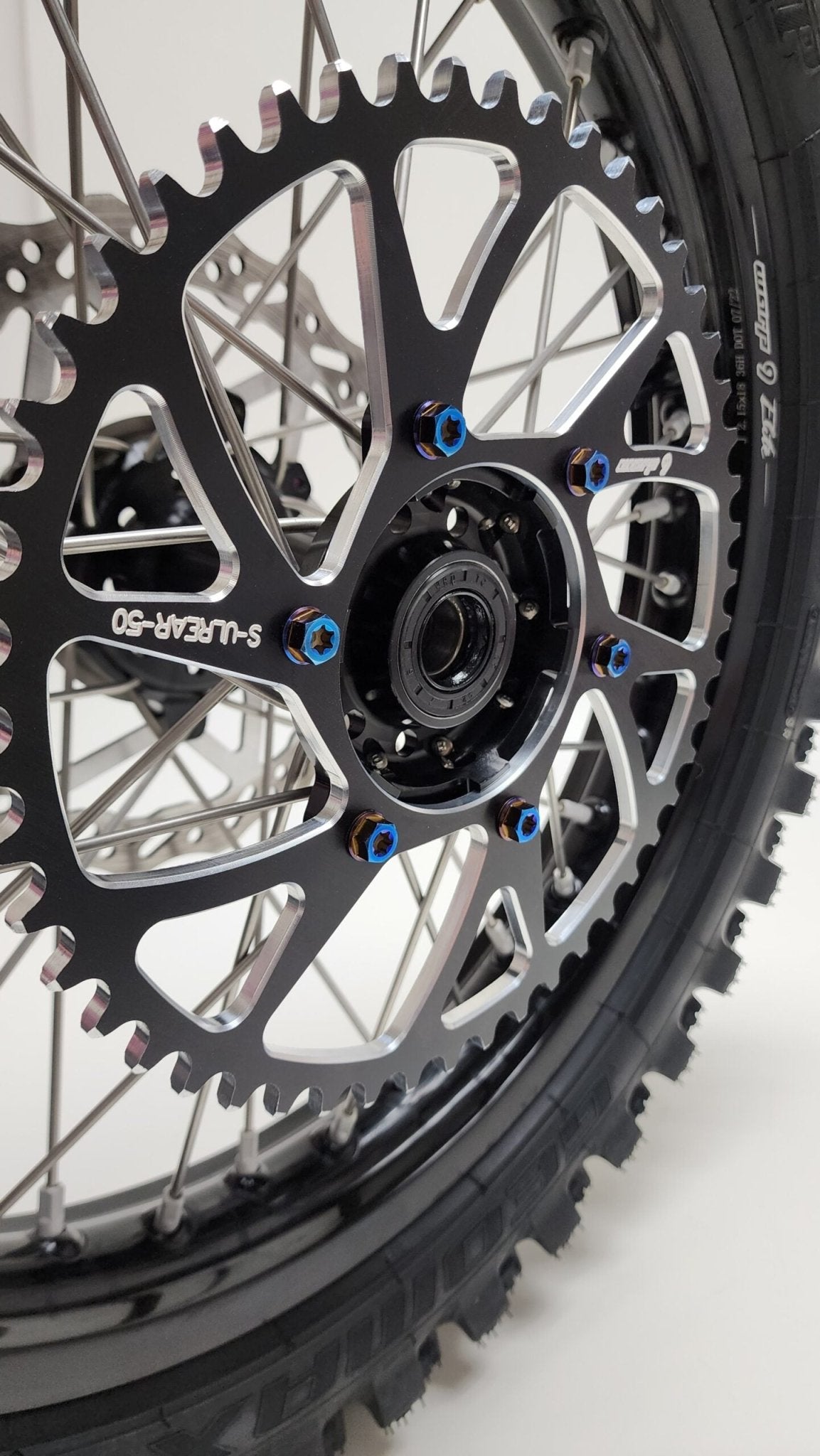 Ultra Bee Titanium Sprocket Bolts - BlackOut Moto