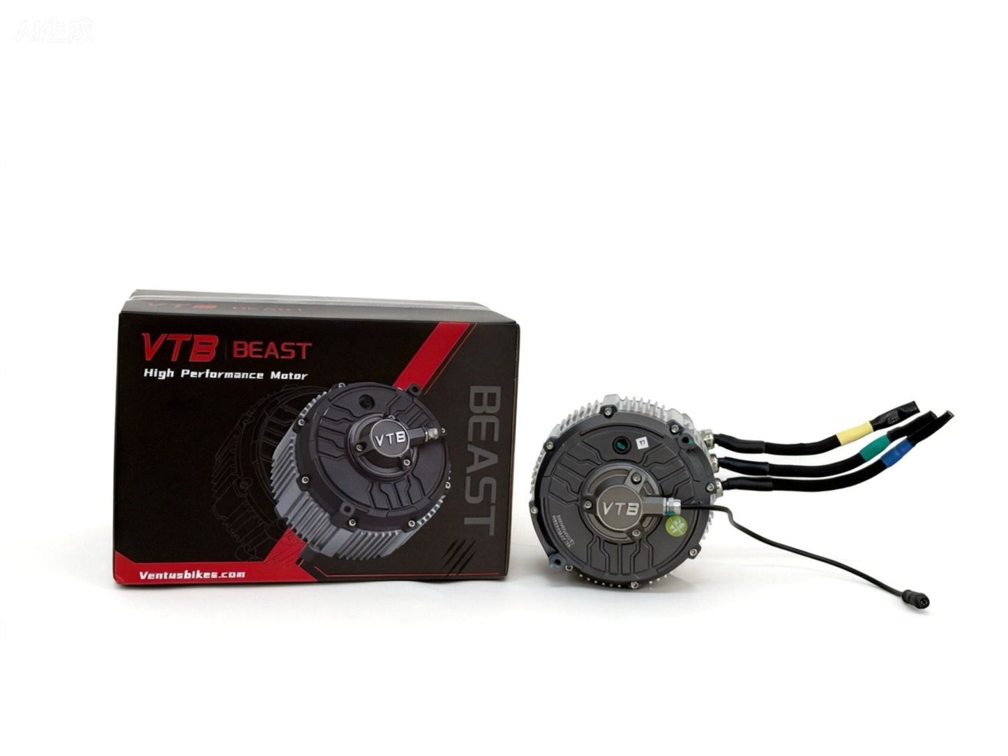 Ventus 28 kW Light Emoto Motor - BlackOut Moto