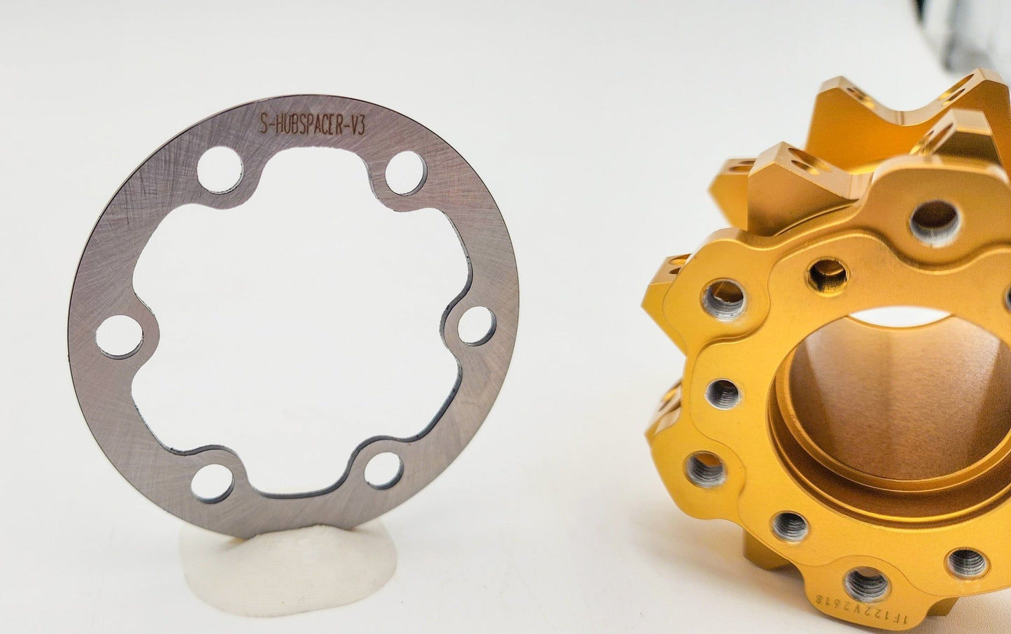 Warp 9 V3 Rotor Hub Spacer - BlackOut Moto