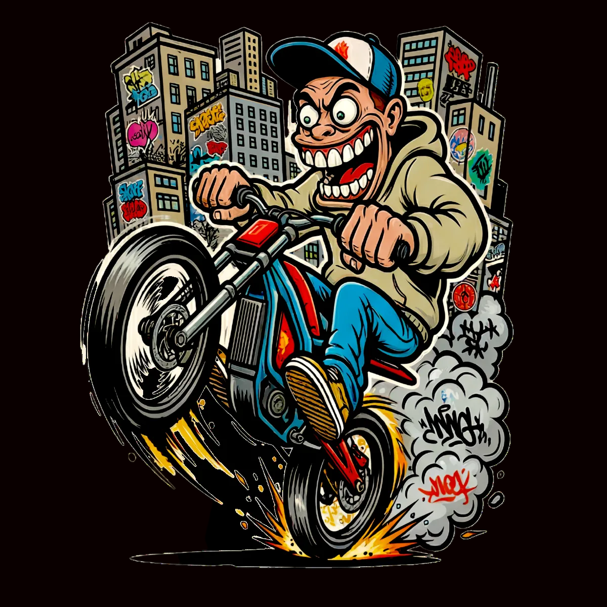 MotoBros Tees - BlackOut Moto