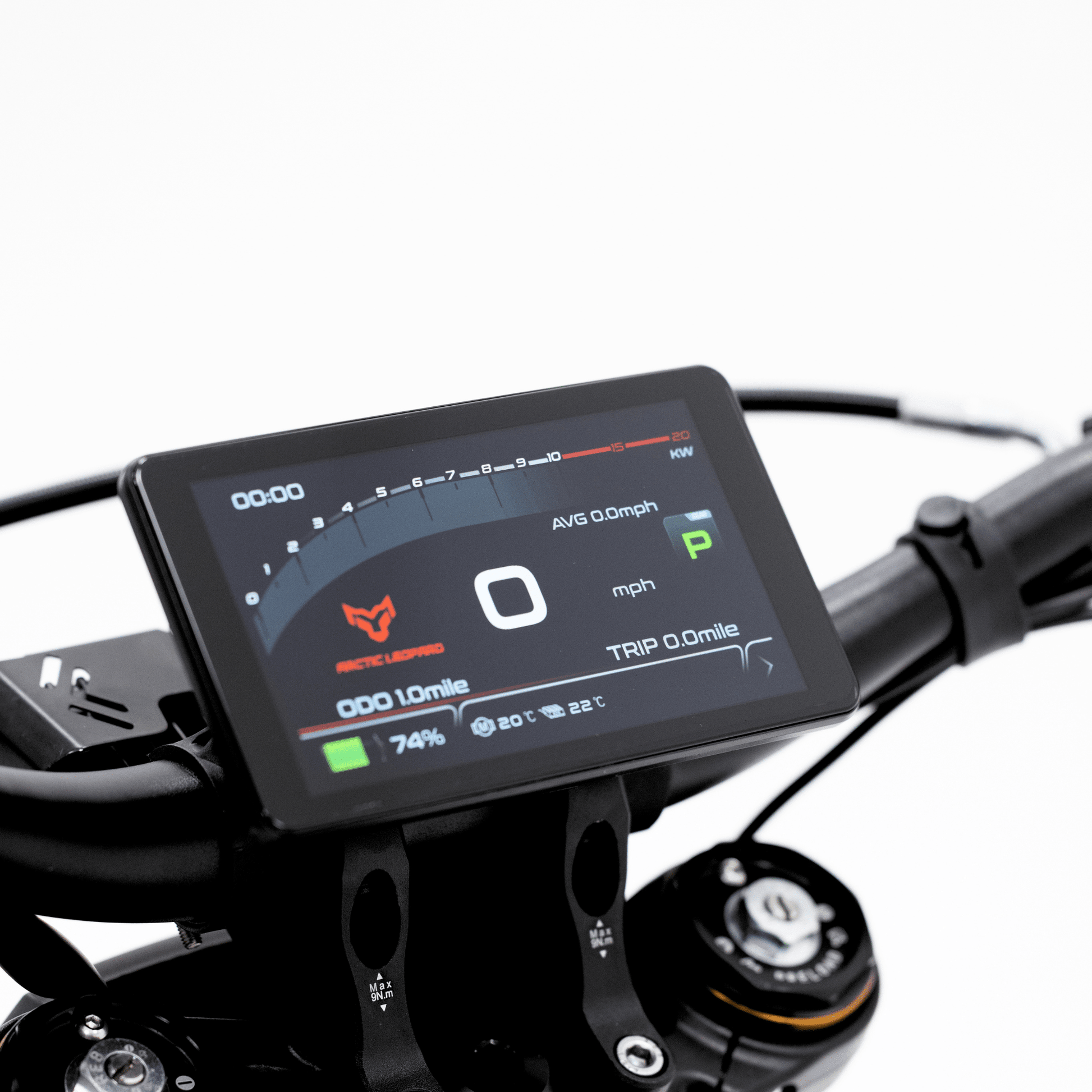 Arctic Leopard PRO R - BLACKOUT moto