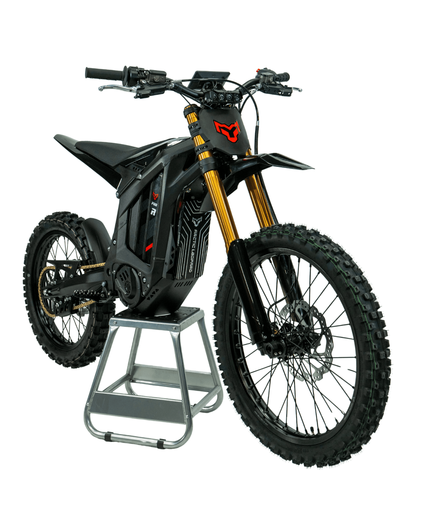 Arctic Leopard PRO R - BLACKOUT moto