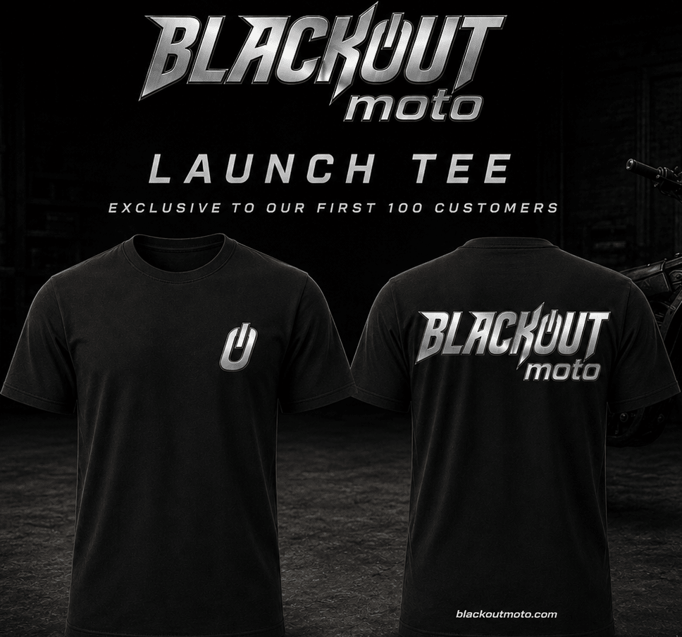 BLACKOUT moto Launch Tee - BlackOut Moto