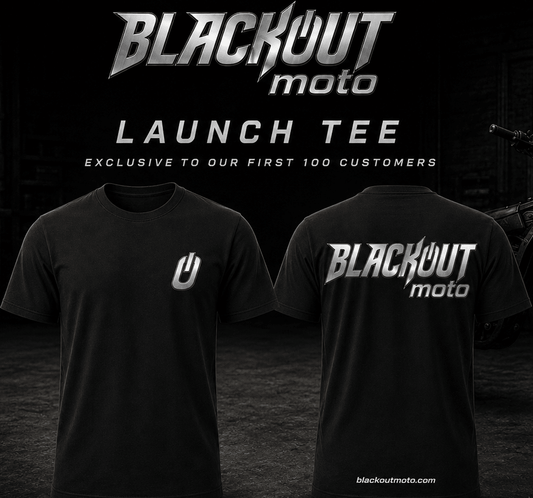 BLACKOUT moto Launch Tee - BlackOut Moto