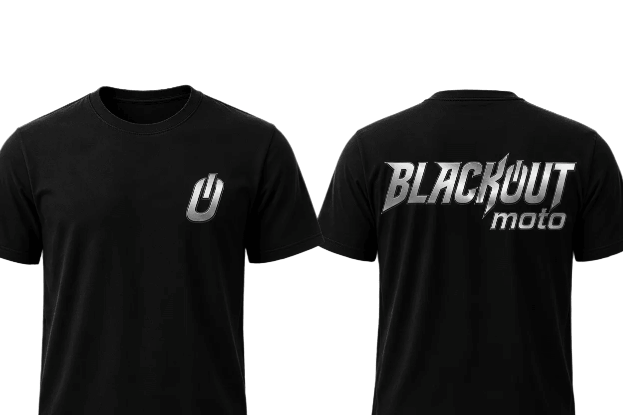 BLACKOUT moto Launch Tee - BlackOut Moto