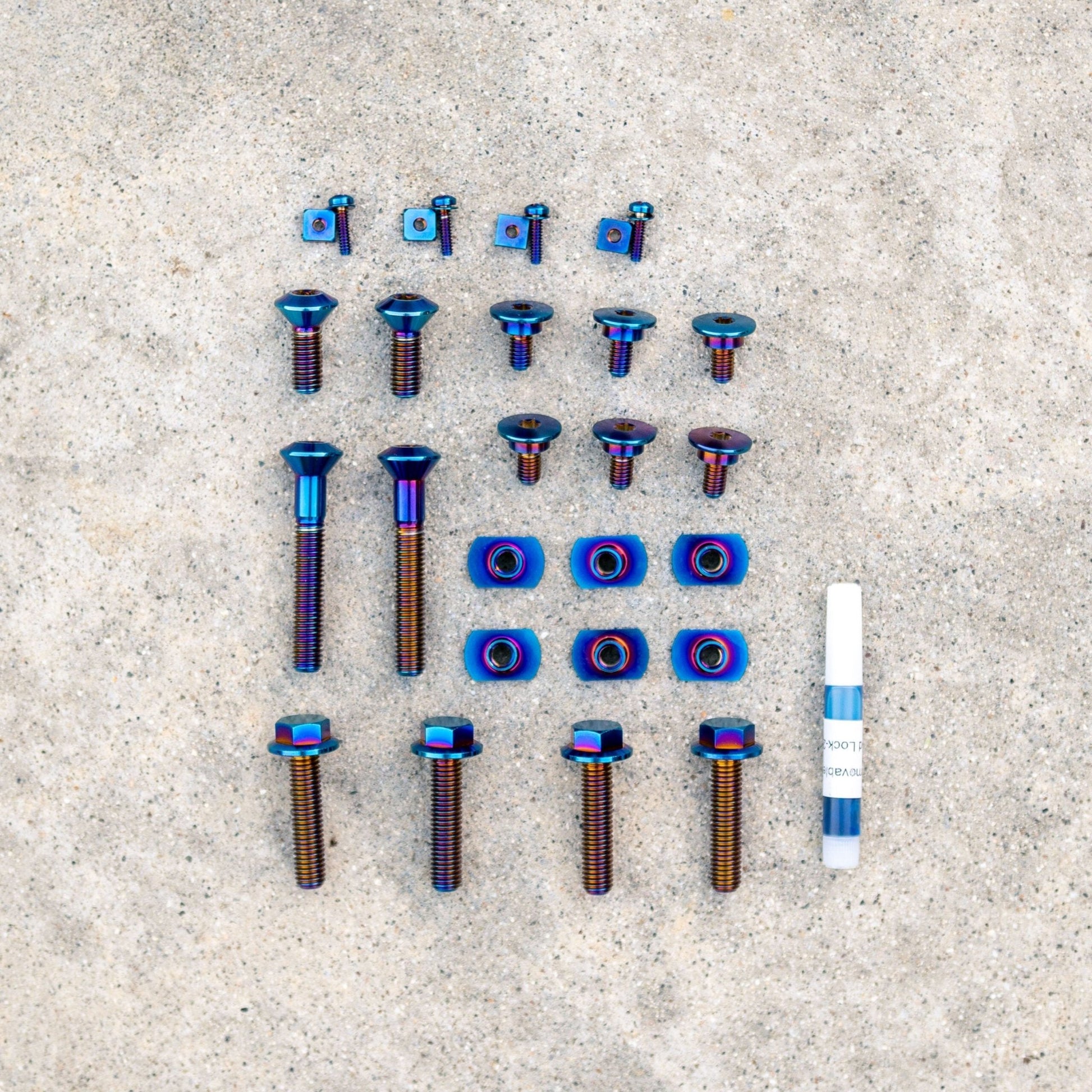 Cycra Titanium Bolt Kit - BlackOut Moto