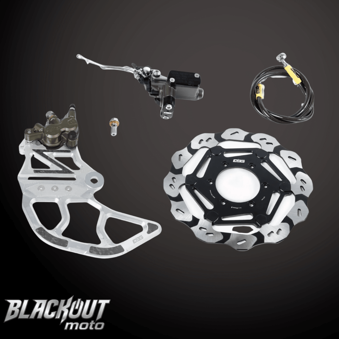 EBG / Surron Ultra Bee Dual Piston Caliper Brake Kit (REAR) - BlackOut Moto