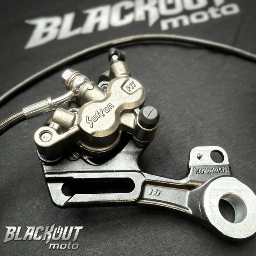 EBG / Surron Ultra Bee Dual Piston Caliper Brake Kit (REAR) - BlackOut Moto