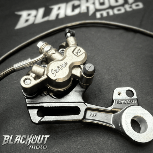 EBG / Surron Ultra Bee Dual Piston Caliper Brake Kit (REAR) - BlackOut Moto