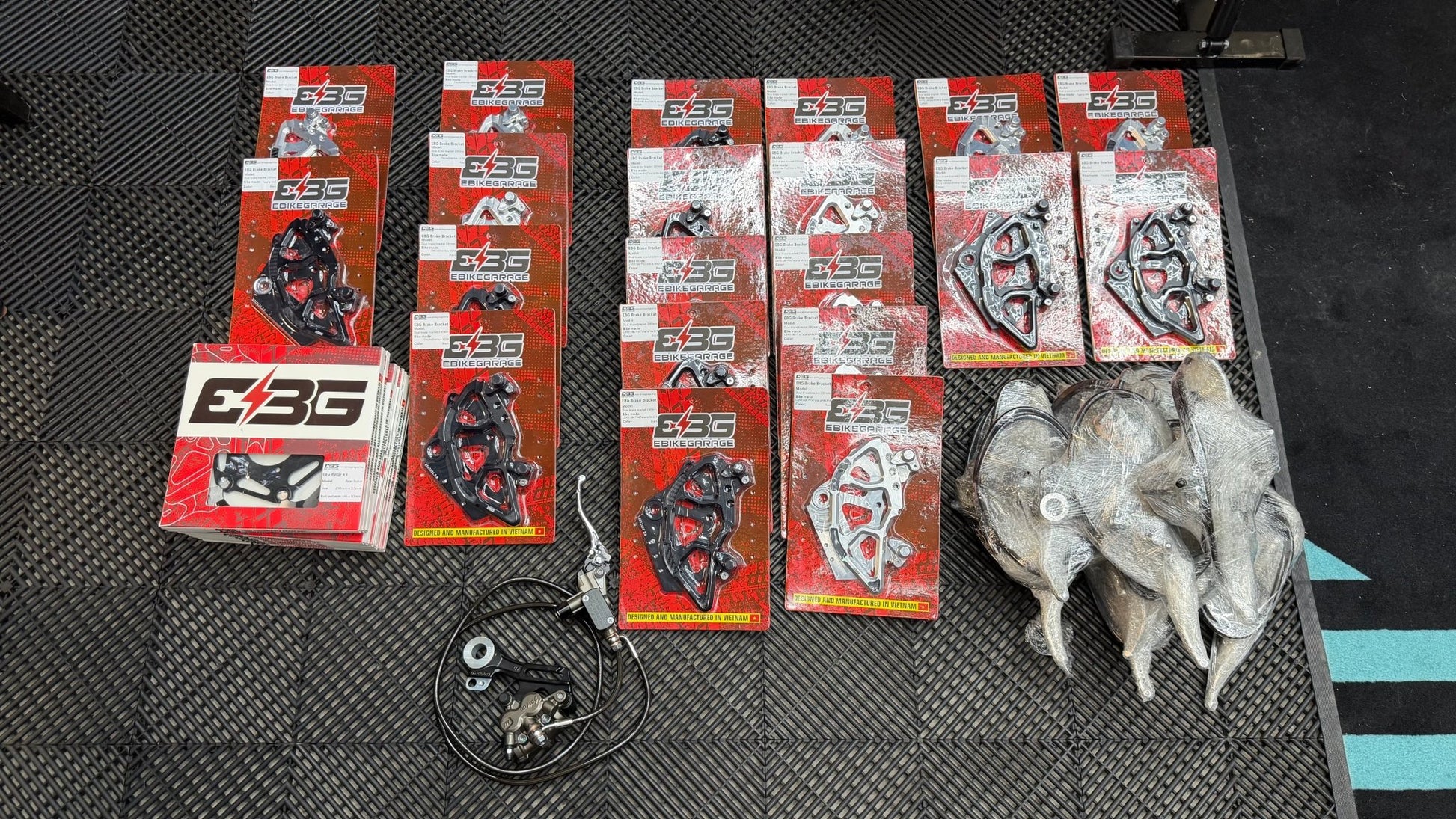 EBG / Surron Ultra Bee Dual Piston Caliper Brake Kit (REAR) - BlackOut Moto