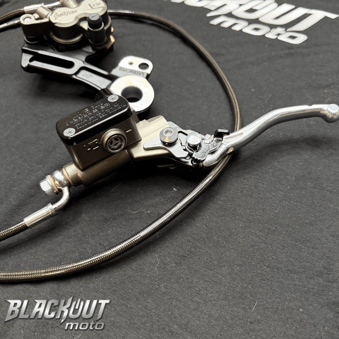 EBG / Surron Ultra Bee Dual Piston Caliper Brake Kit (REAR) - BlackOut Moto