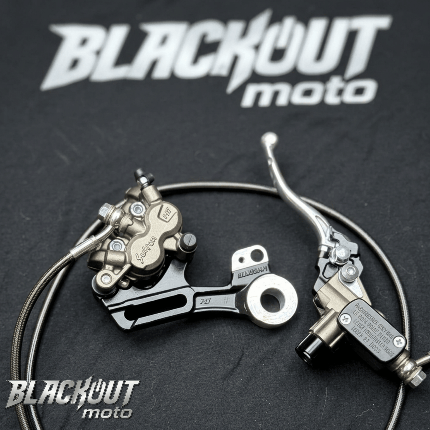 EBG / Surron Ultra Bee Dual Piston Caliper Brake Kit (REAR) - BlackOut Moto