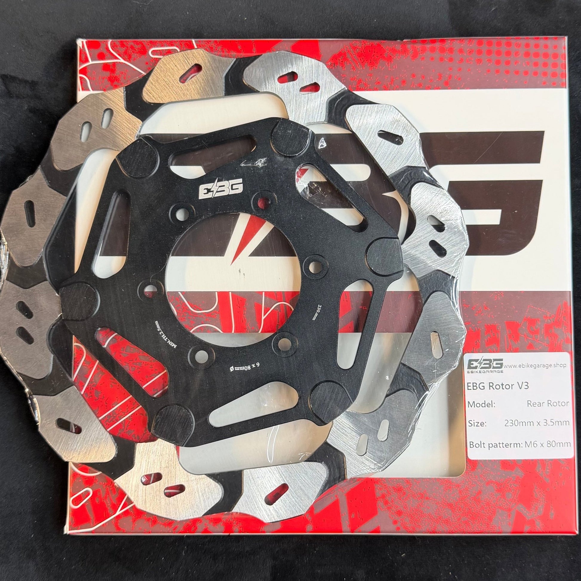 EBG / Surron Ultra Bee Dual Piston Caliper Brake Kit (REAR) - BlackOut Moto
