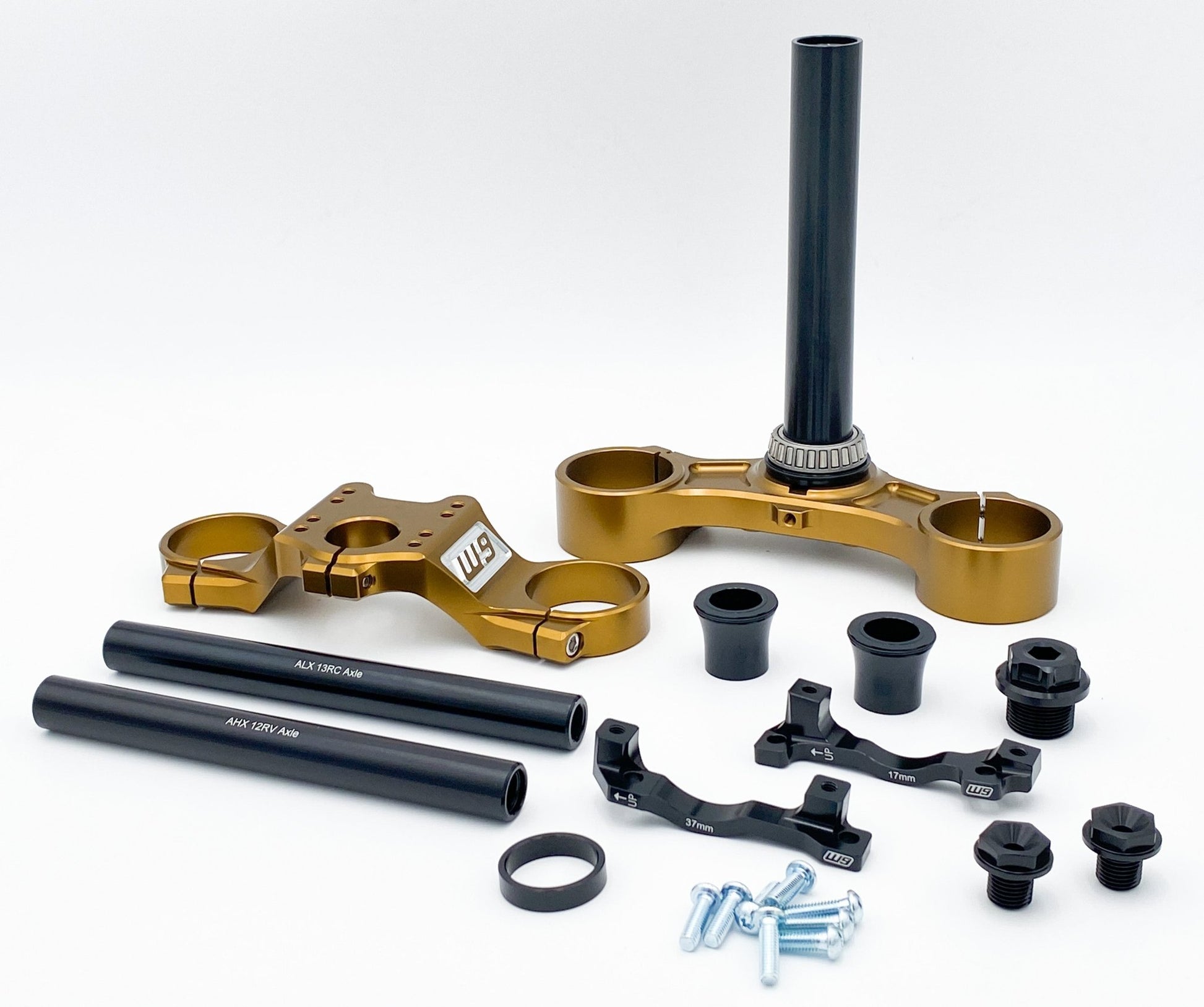 FastAce Triple Clamps - BlackOut Moto