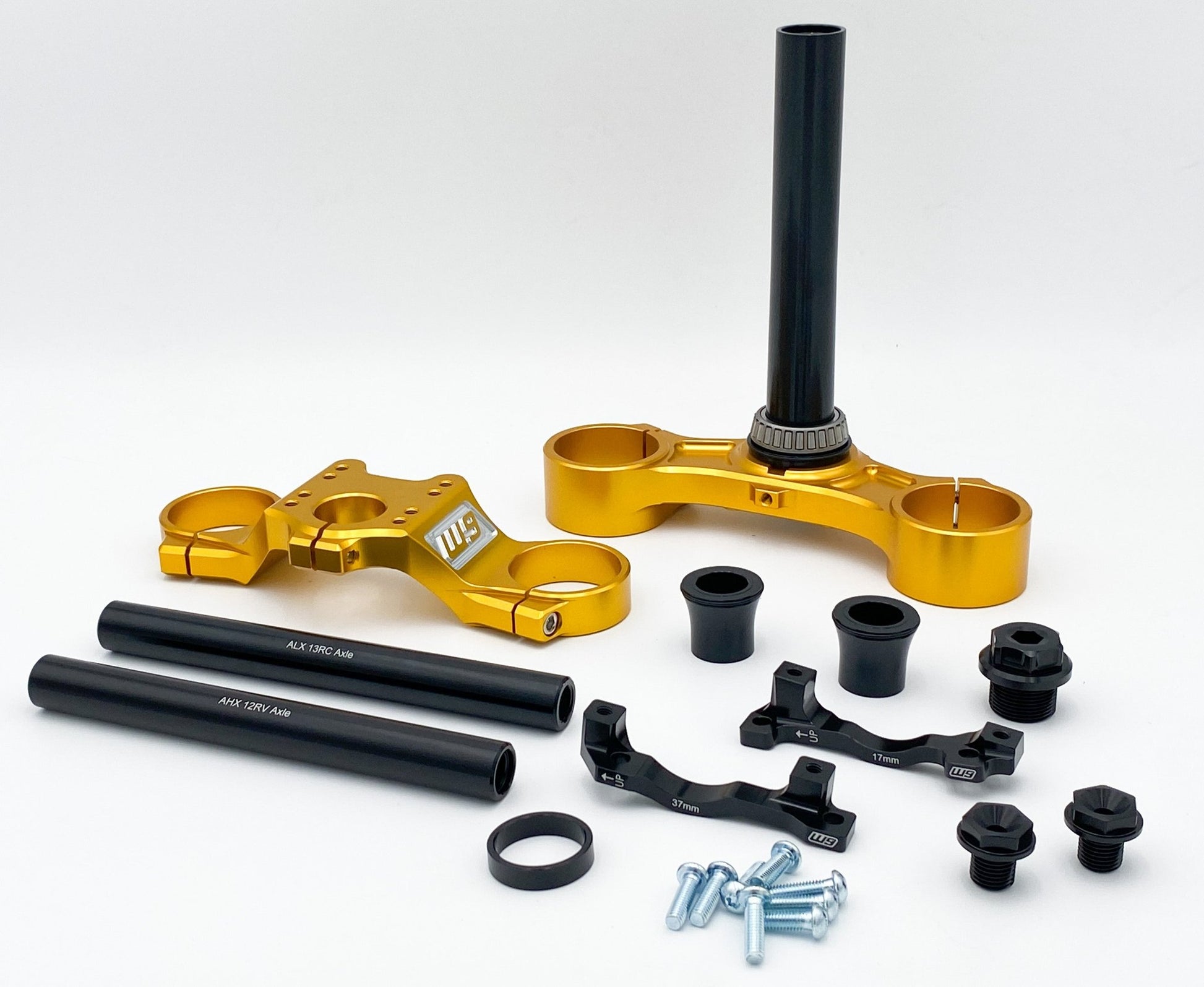 FastAce Triple Clamps - BlackOut Moto