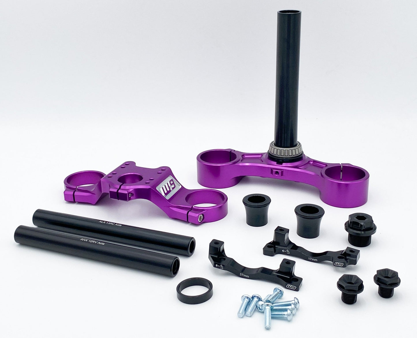 FastAce Triple Clamps - BlackOut Moto