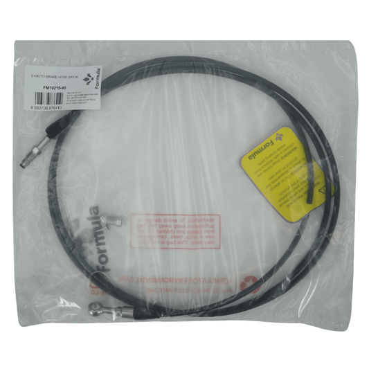 Formula Brake Hose Full Length (Light Emoto) - BLACKOUT moto