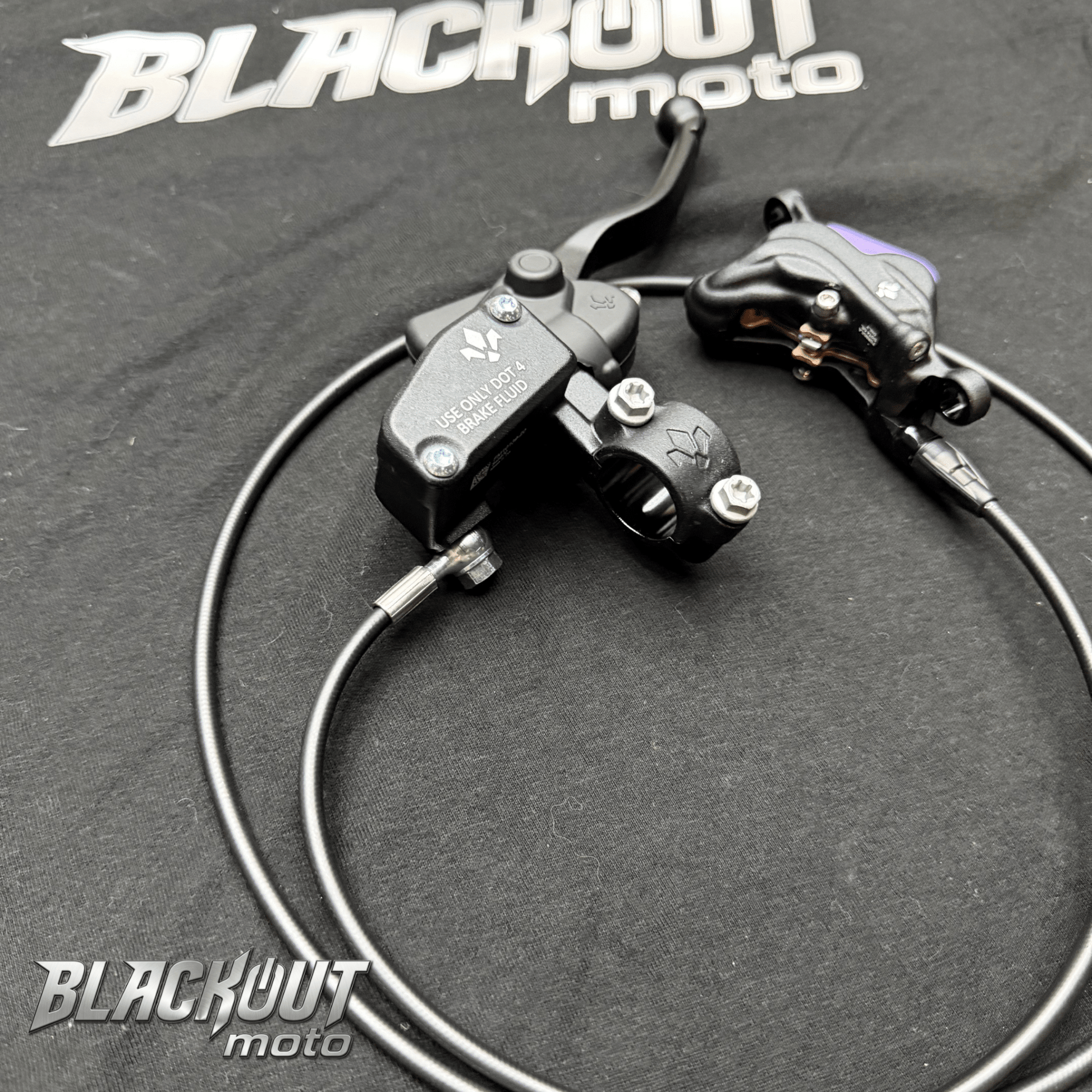 Formula e - Moto LIGHT Brake Kit - FRONT AND BACK (Launch Promotion) - BlackOut Moto