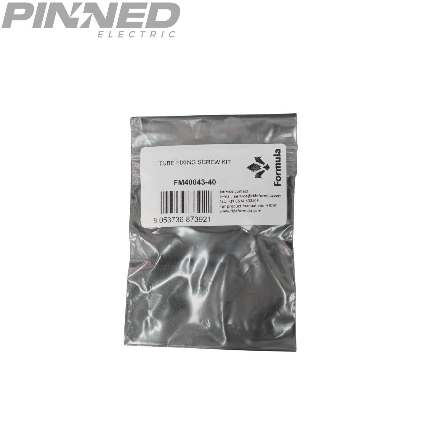 Formula Emoto Tube Fixing Screw Kit - BLACKOUT moto