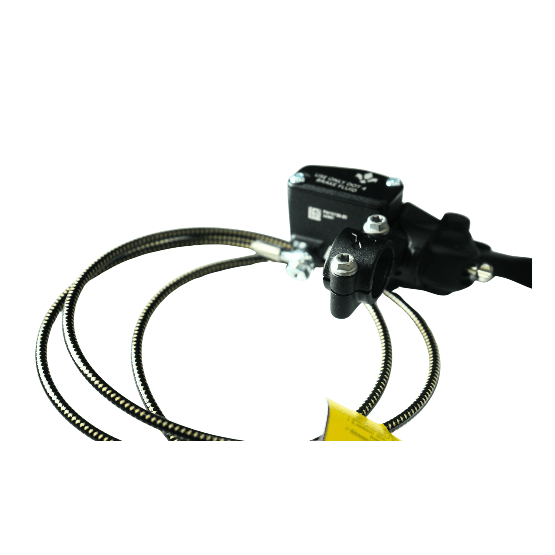 Formula Kevlar Front Brake Hose (Light Emoto) - BLACKOUT moto