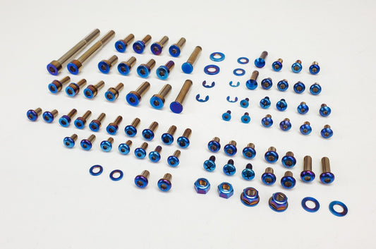 Full Titanium Talaria Sting Chassis Bolt Kit - BlackOut Moto
