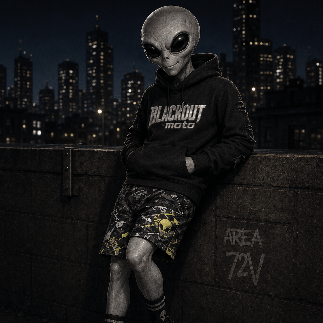 Just Bob - Black - BLACKOUT moto