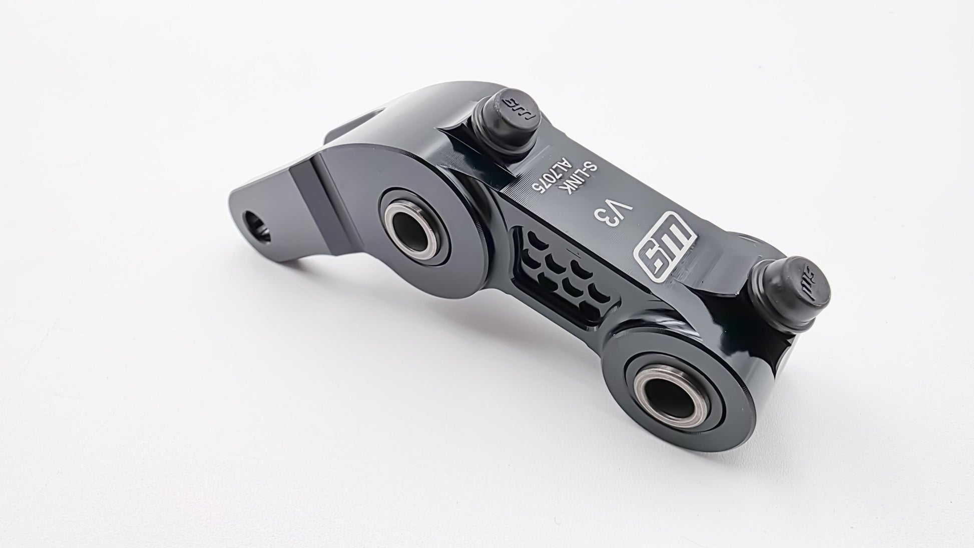Light Bee Rear Suspension Linkage Riser - BLACKOUT moto