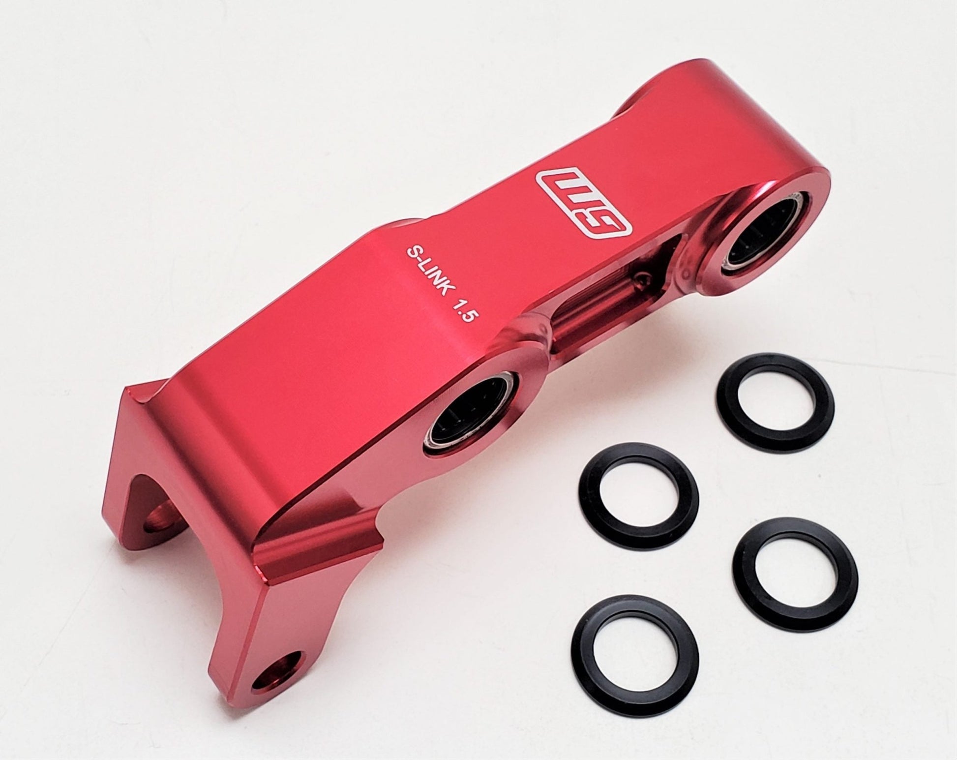 Light Bee Rear Suspension Linkage Riser - BLACKOUT moto