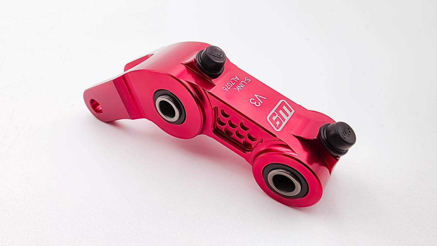 Light Bee Rear Suspension Linkage Riser - BLACKOUT moto