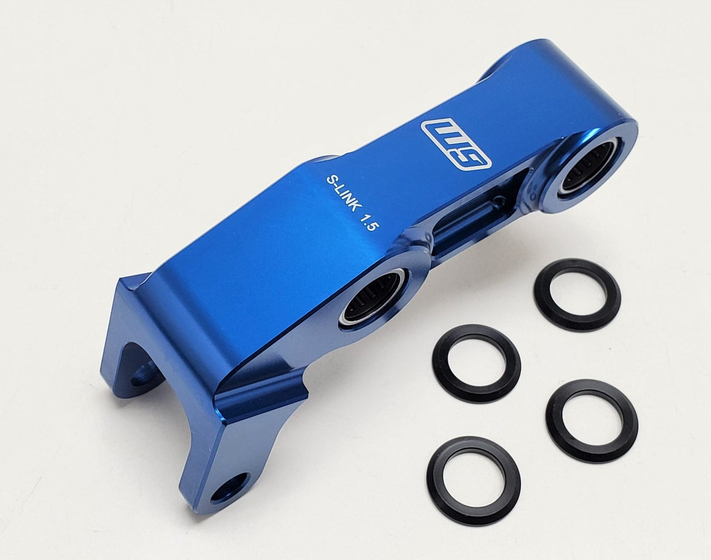 Light Bee Rear Suspension Linkage Riser - BLACKOUT moto