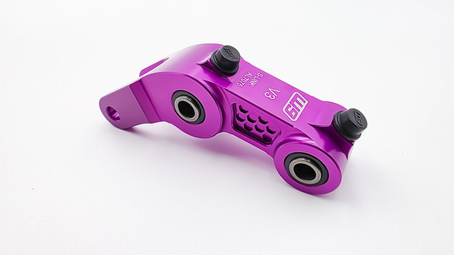 Light Bee Rear Suspension Linkage Riser - BLACKOUT moto