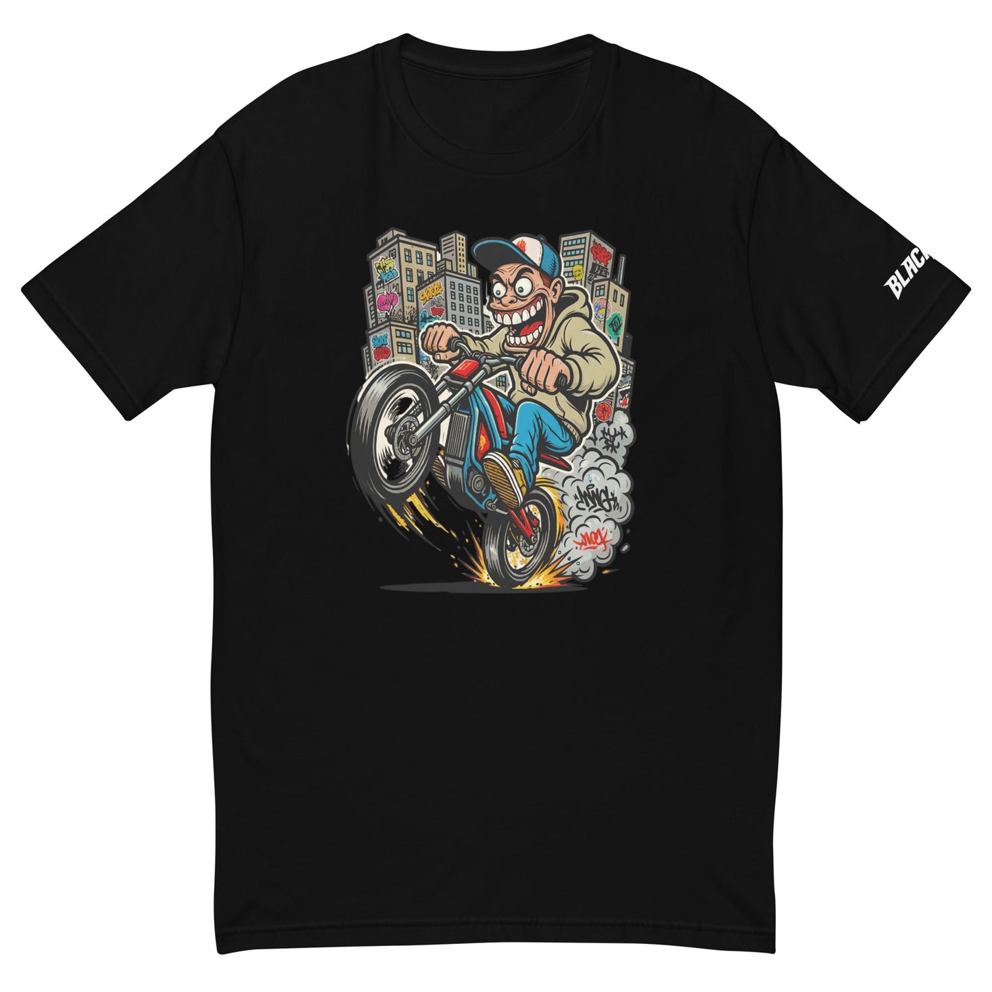 Rabid - MotoBros Tee - Black - BlackOut Moto