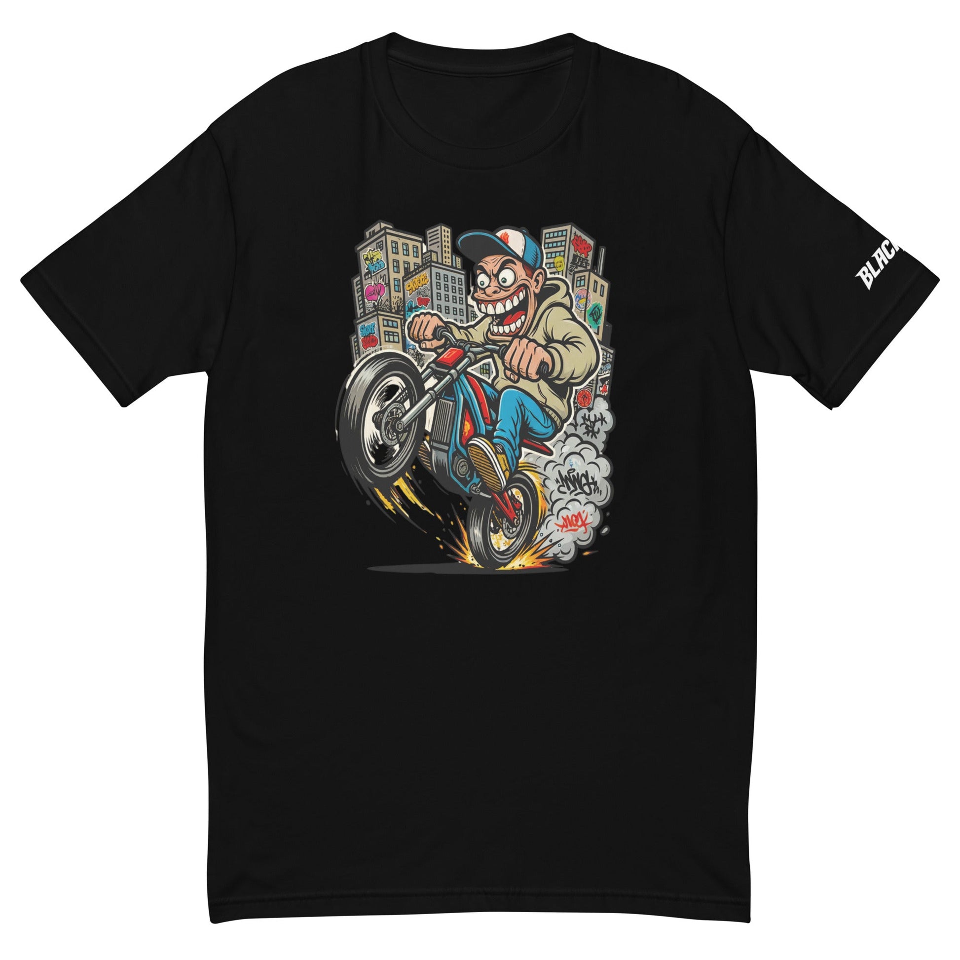 Rabid - MotoBros Tee - Black - BlackOut Moto