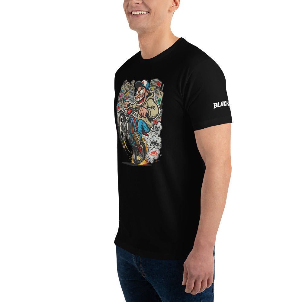 Rabid - MotoBros Tee - Black - BlackOut Moto