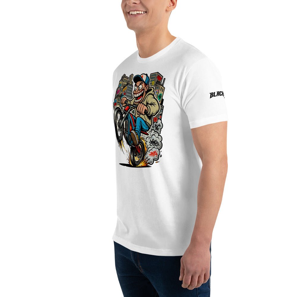 Rabid - MotoBros - White - BlackOut Moto