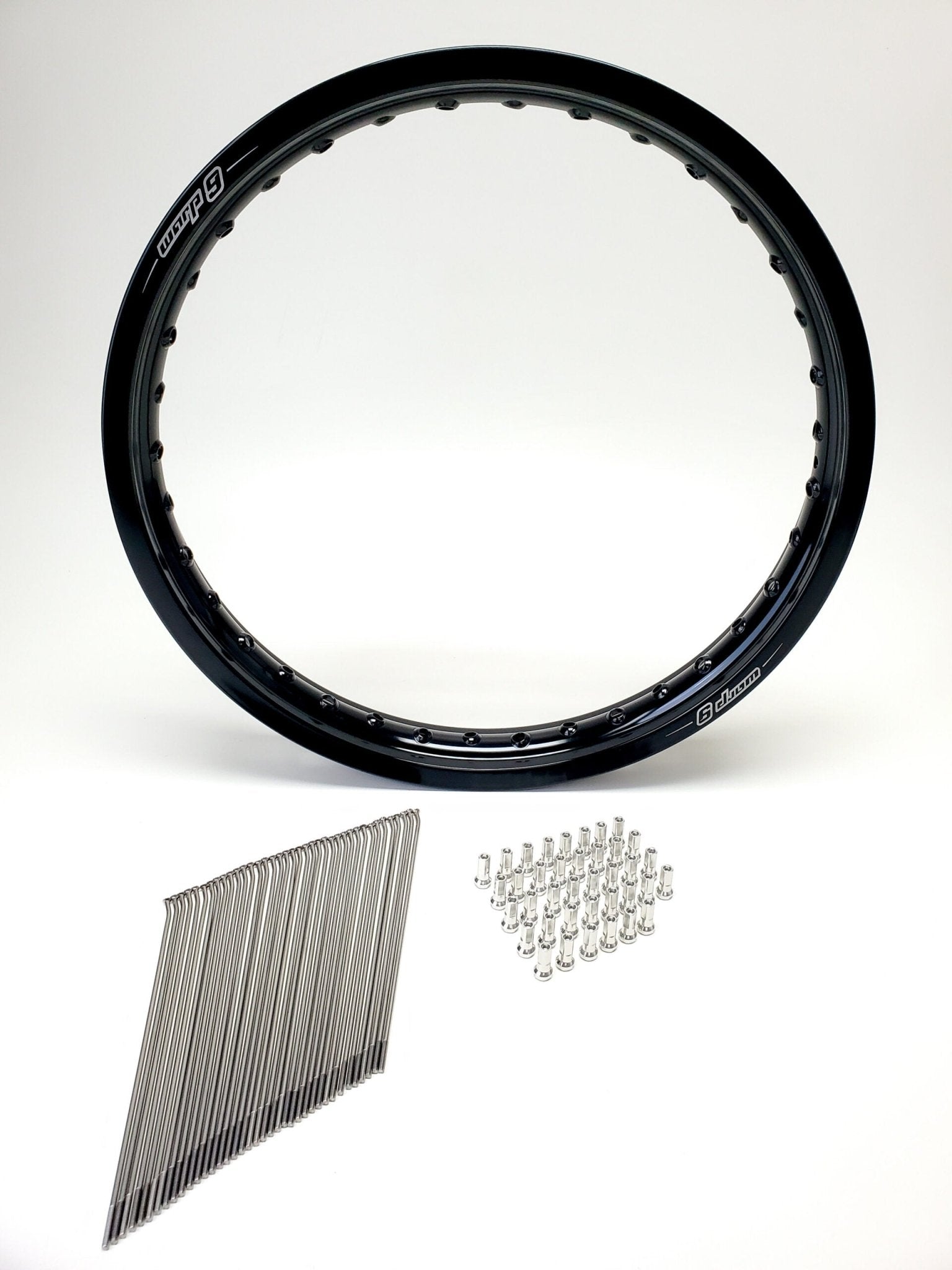 Rear Spoke And Rim Kit - BlackOut Moto