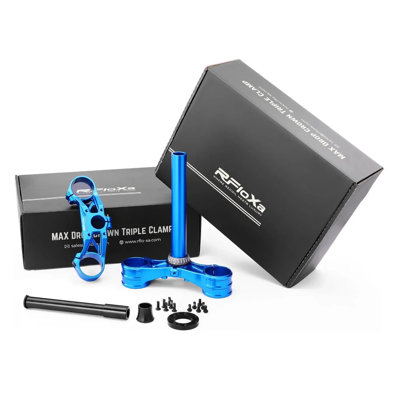RFloXa Max Triple Clamp - BlackOut Moto