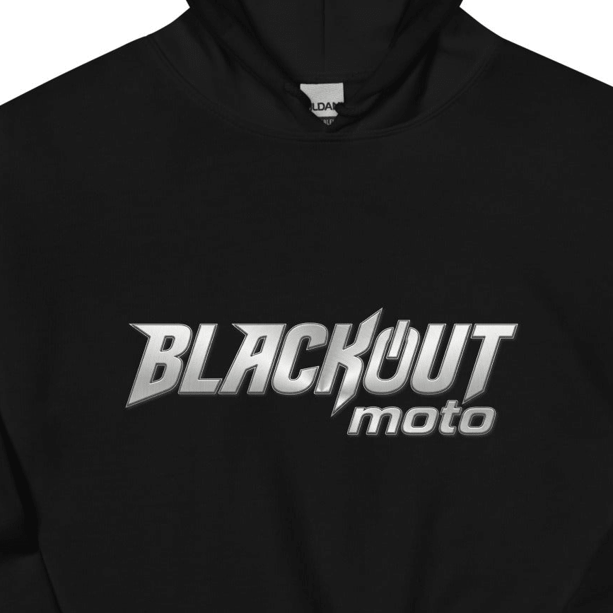 Riding Hoodie - BLACKOUT moto - Black - BlackOut Moto