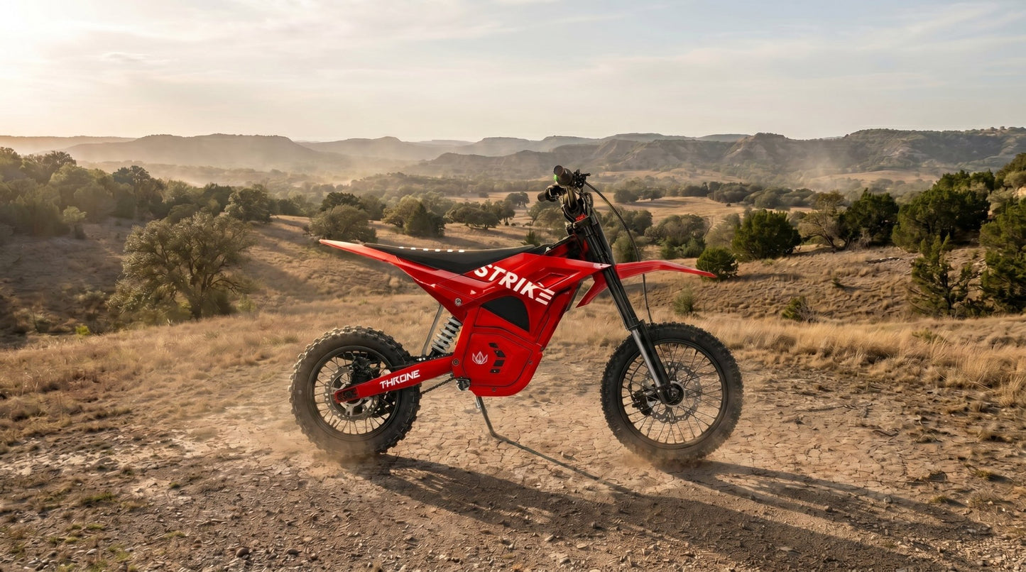 Shadow 48V / 3kw - Red - BlackOut Moto