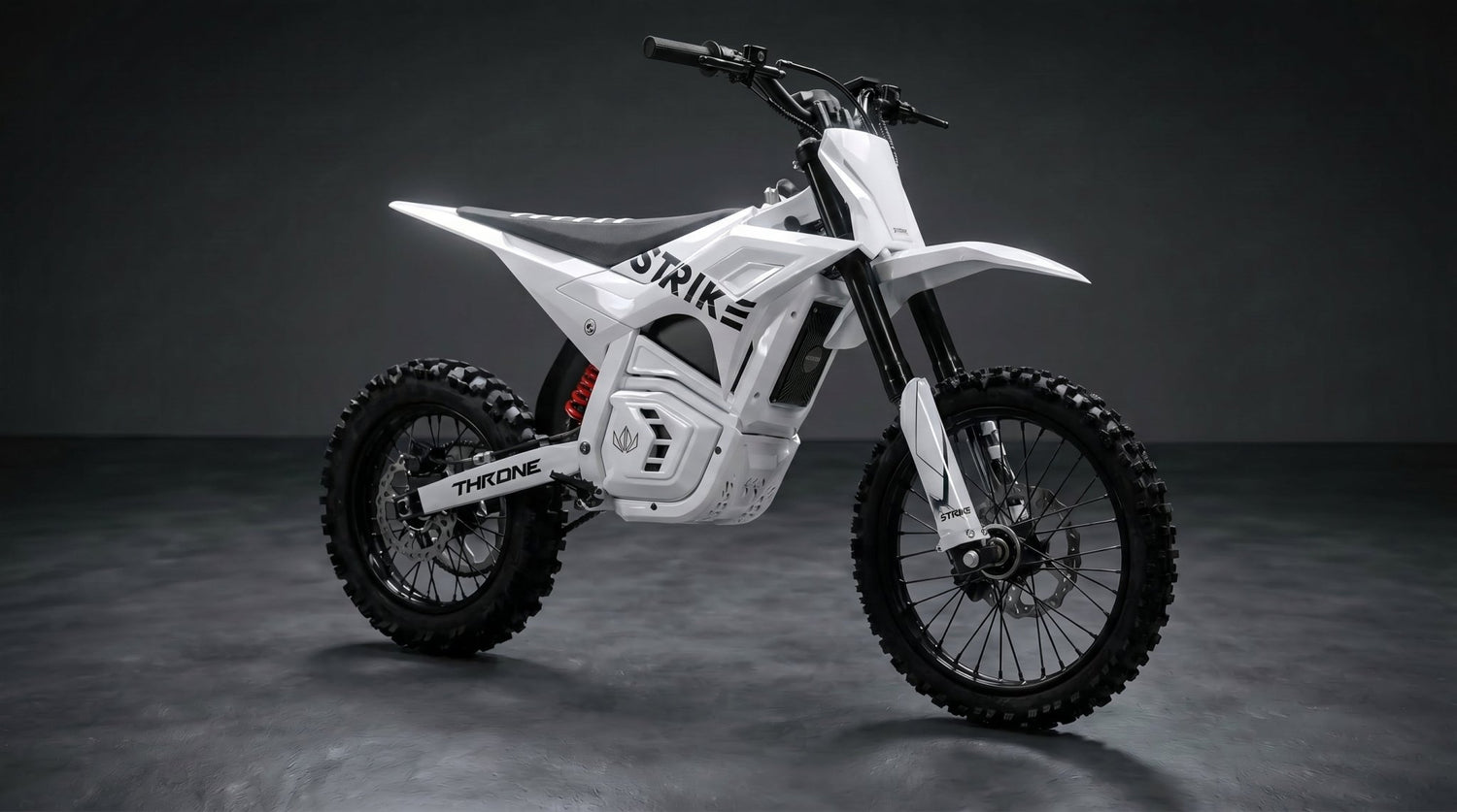 Shadow 60V / 5kw - White - BlackOut Moto