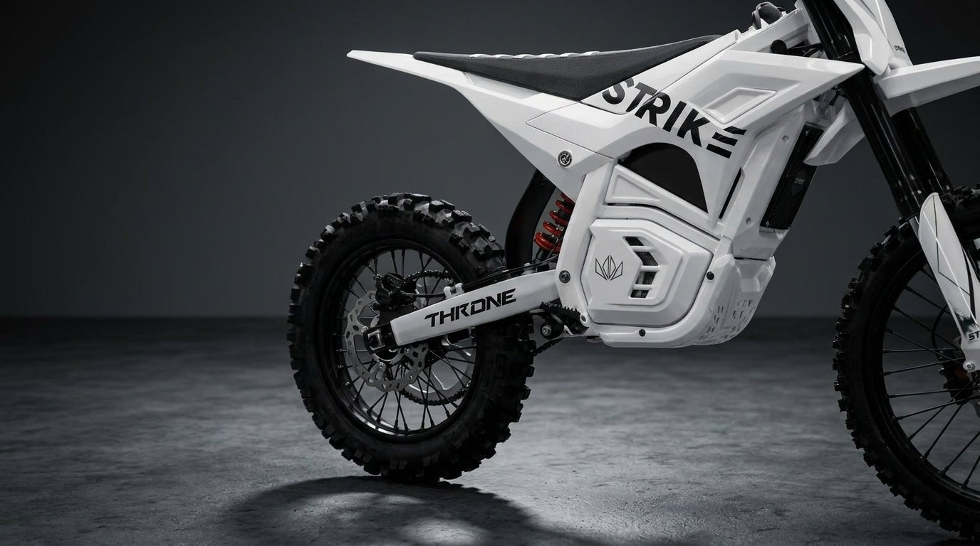 Shadow 60V / 5kw - White - BlackOut Moto