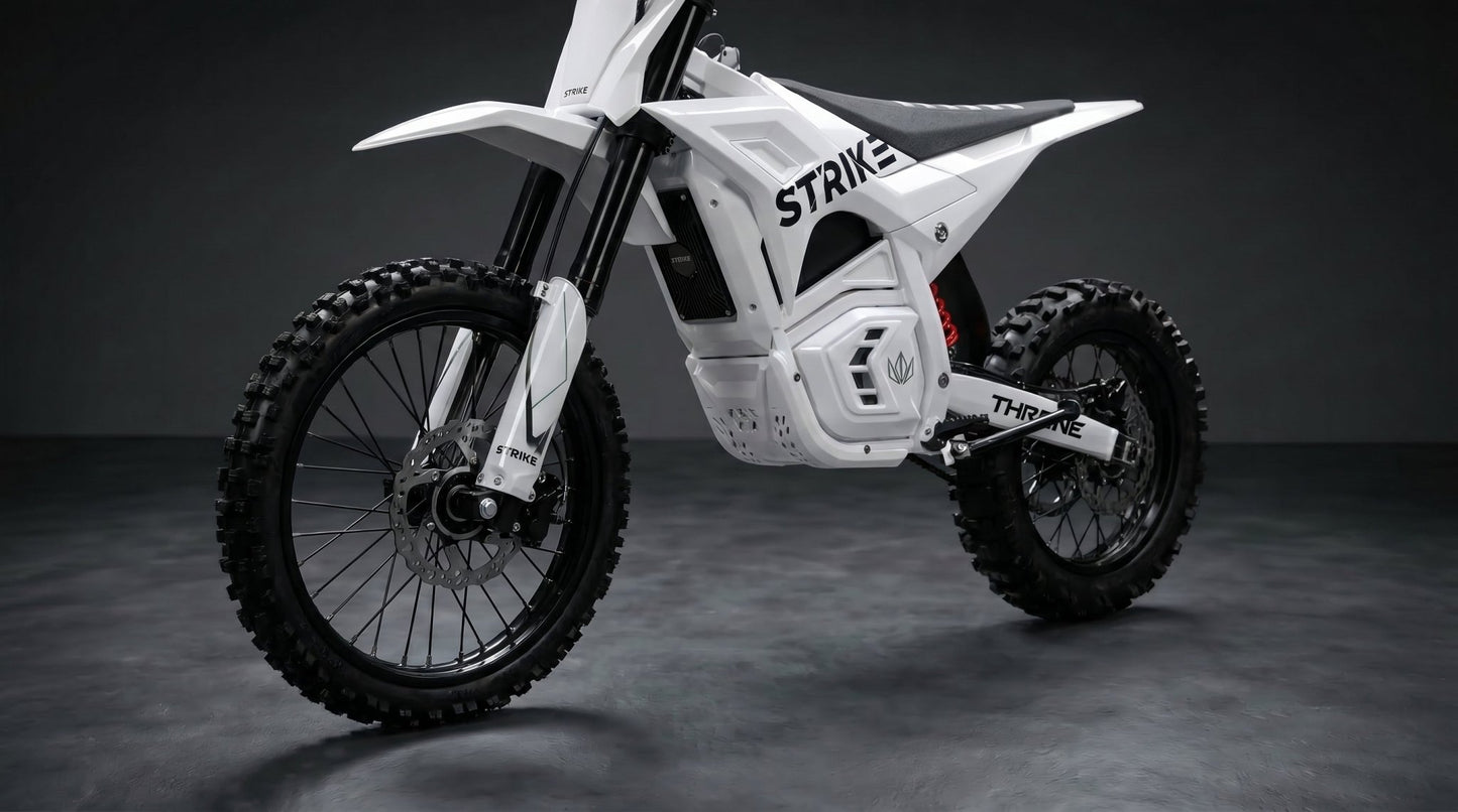 Shadow 60V / 5kw - White - BlackOut Moto