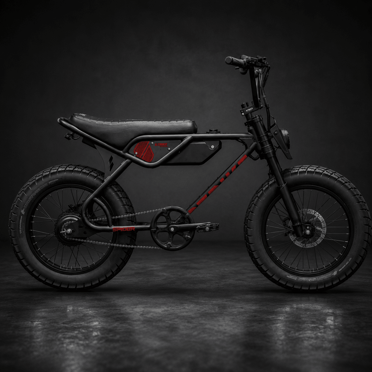 Spyder 500 - BLACK ROSE 48v / 500w - BlackOut Moto