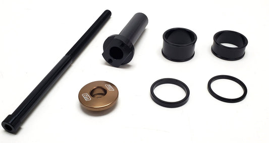 Stem Lock - W9 Fender Adapter Compatible - For forks without a fender mount on lower clamps. - BlackOut Moto