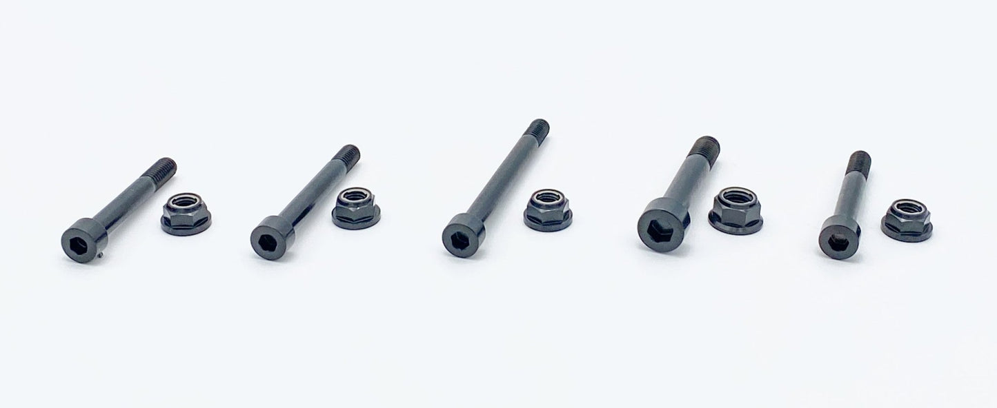 Talaria Sting 12.9 Cryo Steel Rear Linkage Bolt Kit - BlackOut Moto