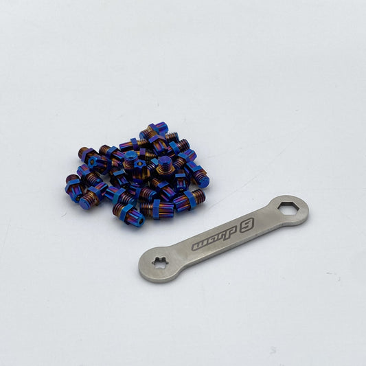 Titanium Elite Foot Peg Screws - BlackOut Moto